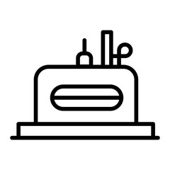 Obraz premium Oxygen Furnance icon vector image. Can be used for Mettalurgy.