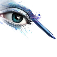 Ballpoint Pen isolated on transparent background