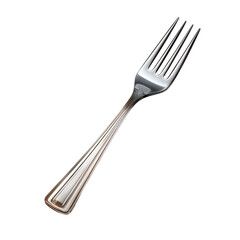 Plastic Cultery Fork isolated on transparent background