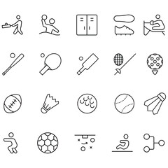 sports icon, athlete icon, soccer icon, basketball icon, football icon, baseball icon, tennis icon, golf icon,