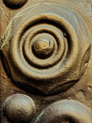 Ornate iron texture.