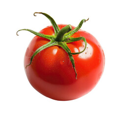 Single, ripe tomato, close-up