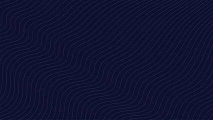 Abstract wavy lines on dark blue background