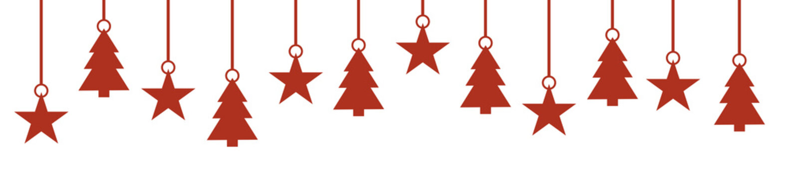 Rote Weihnachtsdeko als Hintergrund