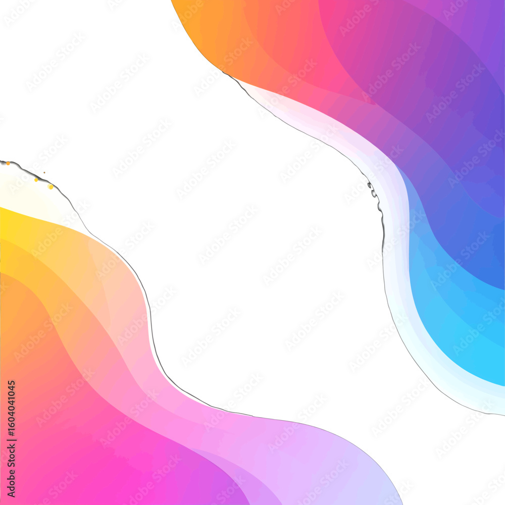 Poster abstract colorful gradient background design