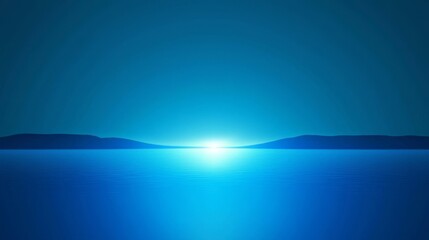 Fototapeta premium Stunning 3D Render of an Abstract Seascape