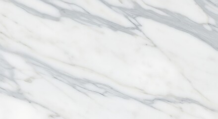 Fototapeta premium Elegant White Marble Texture with Natural Grey Veins Perfect for Luxurious Backgrounds and Modern Design