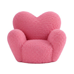 Fototapeta premium Pink heart shaped pillow cushion for romantic bedroom home decoration