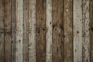 Fototapeta premium Rustic weathered wood plank background with natural texture and color variation