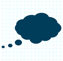 Vector illustration on a checkered background