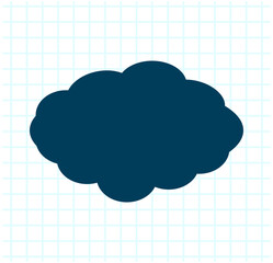 Vector illustration on a checkered background