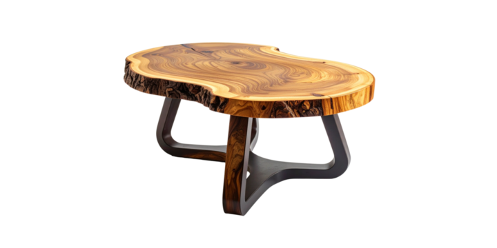 Old wooden furniture: vintage chair and table on white