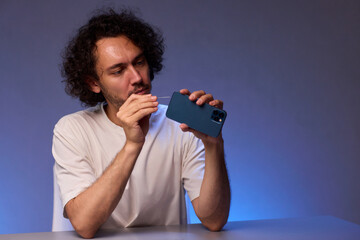 The Innovative Smartphone Cleaning Device is Being Demonstrated During Use and Functionality