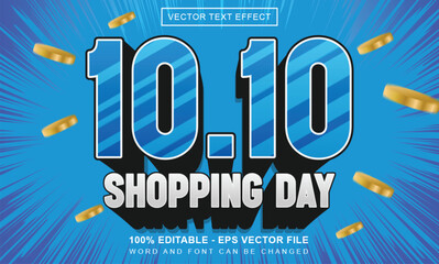 Shopping day 10 10 Text Effect