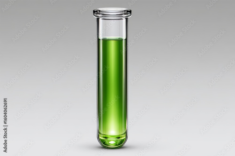 Poster the convergence of innovation and experimentation is illustrated by a transparent beaker and test tu