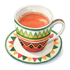 Kwanzaa Kikombe cha Umoja Cup Clipart for Happy Holiday Themes