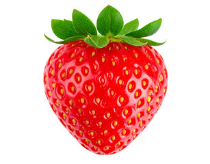   Sliced Strawberry Halves with Juice Droplets in Mid-Air, Top-Down Floating Composition, Transparent Background.
