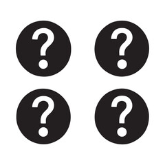 Question symbol icon, inquiry mark graphic, vector design illustration.