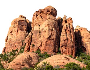 Fototapeta premium Rocky peaks in the desert