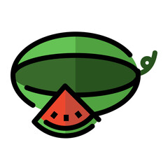 watermelon icon design	