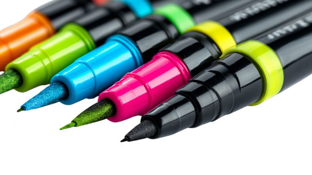 Five vibrant colors on a minimalist background, spectrum of hues.