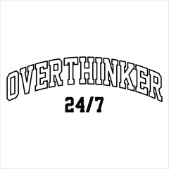 Fototapeta premium overthinker 24/7