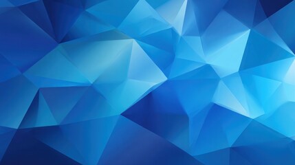 Obraz premium Abstract blue polygon background (1)
