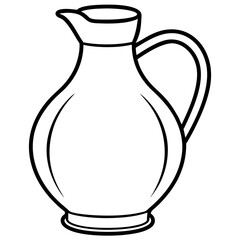 Vintage Oil Can Line Drawing