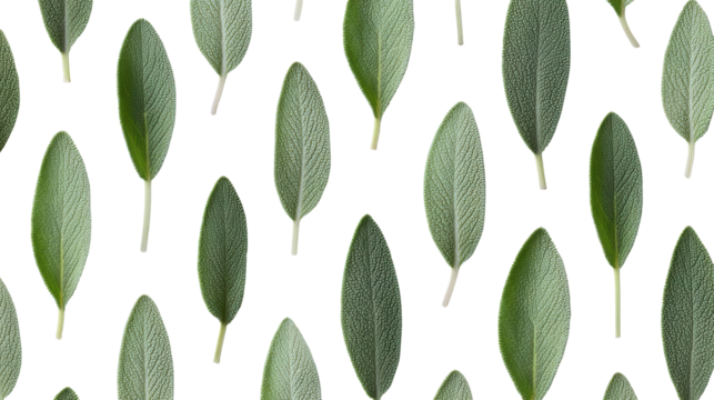 Green leaves pattern on a black background, perfect for nature-themed designs.