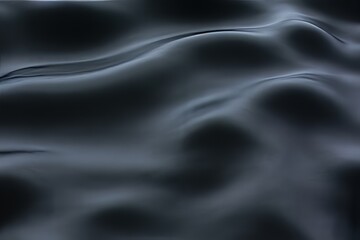 Abstract Dark Fluid Surface with Subtle Waves and Reflections Perfect for Backgrounds and Textures Design Element Elegant Minimalist Style Backdrop