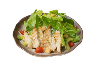 Delicious Grilled Chicken Salad: A mouthwatering image of a vibrant grilled chicken salad. A feast for the eyes and a promise of fresh flavors.