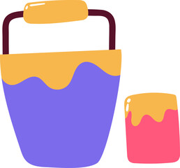 Hand Drawn Art and Design Tools Icon Set