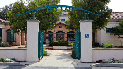 Covina, California: Covina City Hall – Civic Government Building at 125 E College Street