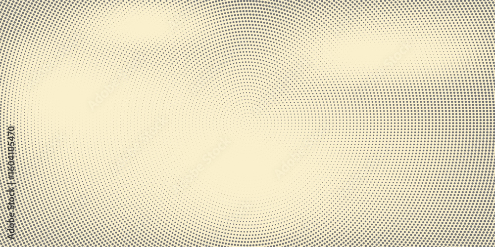 Poster halftone dots pattern texture isolated on white background. dotted spots using halftone circle dot r
