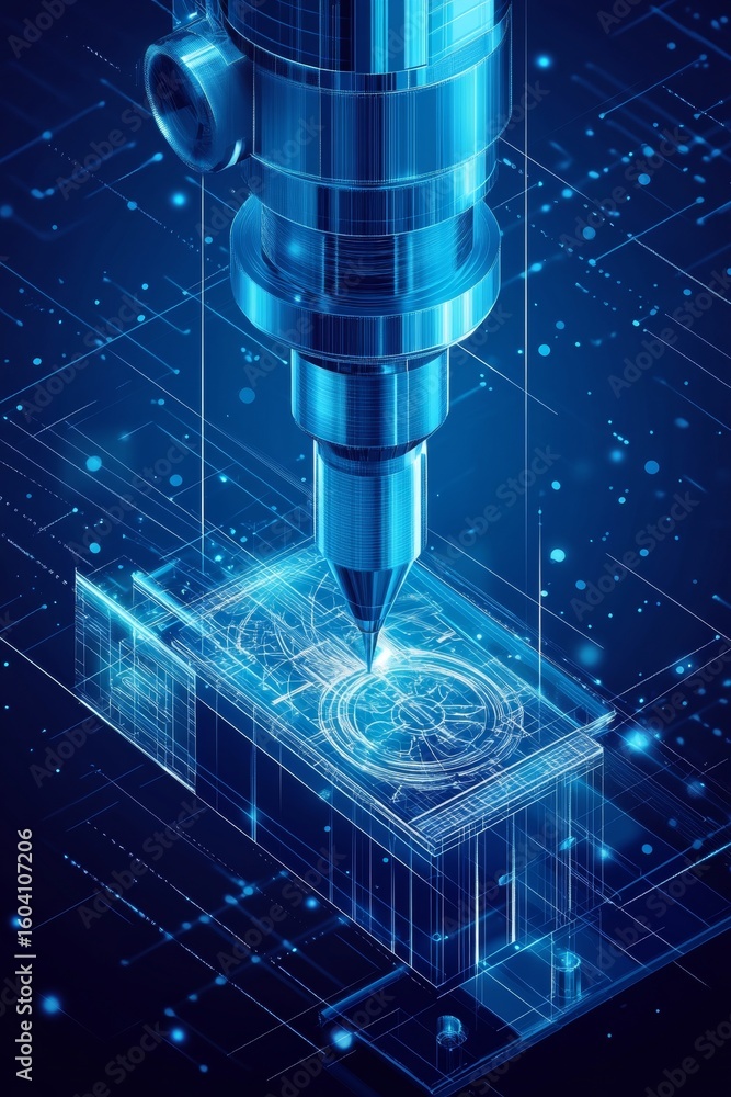 Poster advanced production precision with automated carving techniques and complex technological equipment