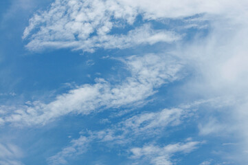 blue sky with clouds	