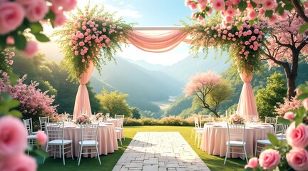 a serene setting for outdoor events, ideal backdrop for celebrations and gatherings, perfect for weddings and festivals