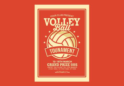 Volleyball Tournament Flyer