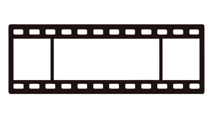 Blank film strip cinema  frame vector illustration.eps