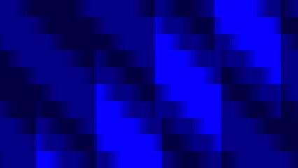 Abstract creative geometric blue mosaic stripe shape background illustration.