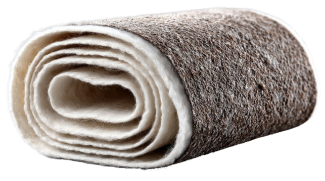 Rolled Fabric: A close-up shot of tightly rolled fabric, displaying texture, form, and craftsmanship. Emphasizing the layers and the quality of the textile.