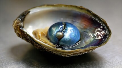 Obraz premium Pearl nestled in a shell