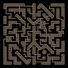 Modern Flat Vector Illustration – Creative Abstract Art for Web, Print & Branding