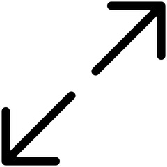 maximize icon for user interface, user experience, website, application, printing, document, poster design, etc
