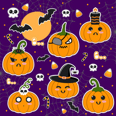 Halloween Festival,Seamless Background
