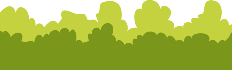 Obraz premium Hand drawn of green grass template, vector illustration.