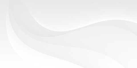 abstract white background with smooth decorative swirl lines flowing
