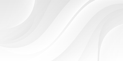 abstract white background with smooth decorative swirl lines flowing