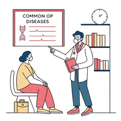 doctor and patient in hospital