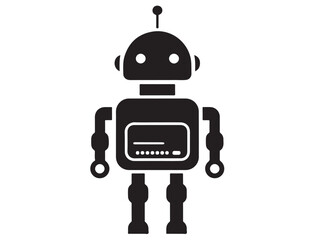 ROBOT ICON SILHOUETTE